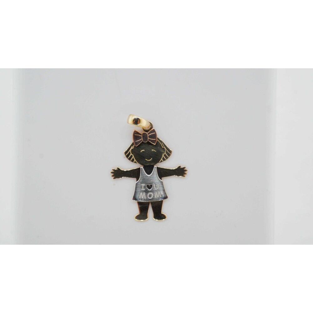 14k Estate Multi-Tone Gold Charm - Vintage Fine Jewelry